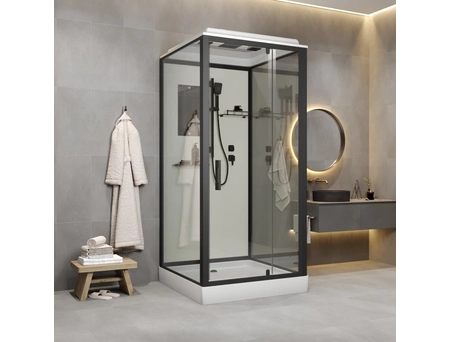 Душевая кабина Niagara Standart ST90/15QBL 90x90 с низким поддоном, прозрачным стеклом - фото 3