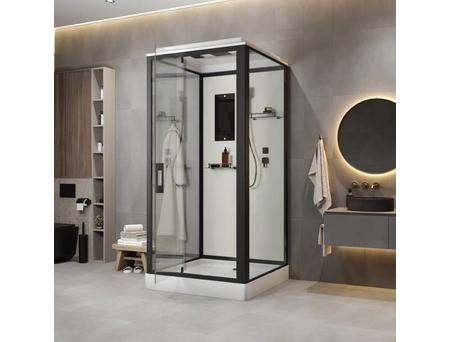 Душевая кабина Niagara Standart ST90/15QBL 90x90 с низким поддоном, прозрачным стеклом - фото 4