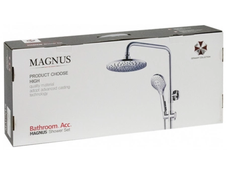 Душевая стойка Magnus 8775 со смесителем черная - фото 7