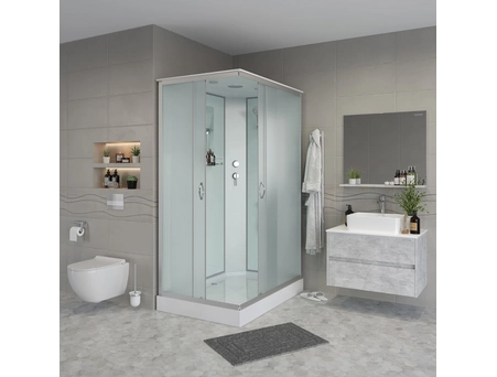 Душевая кабина Niagara Classic NG-43085-14Q 100x80 с низким поддоном, матовым стеклом 430853Q - фото 2