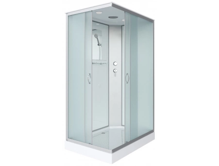 Душевая кабина Niagara Classic NG-43085-14Q 100x80 с низким поддоном, матовым стеклом 430853Q