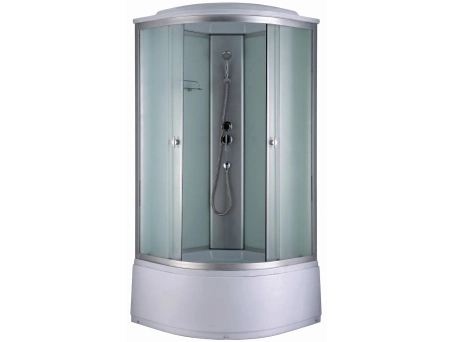 Душевая кабина Дана 718 W 80x80 с высоким поддоном, матовым стеклом
