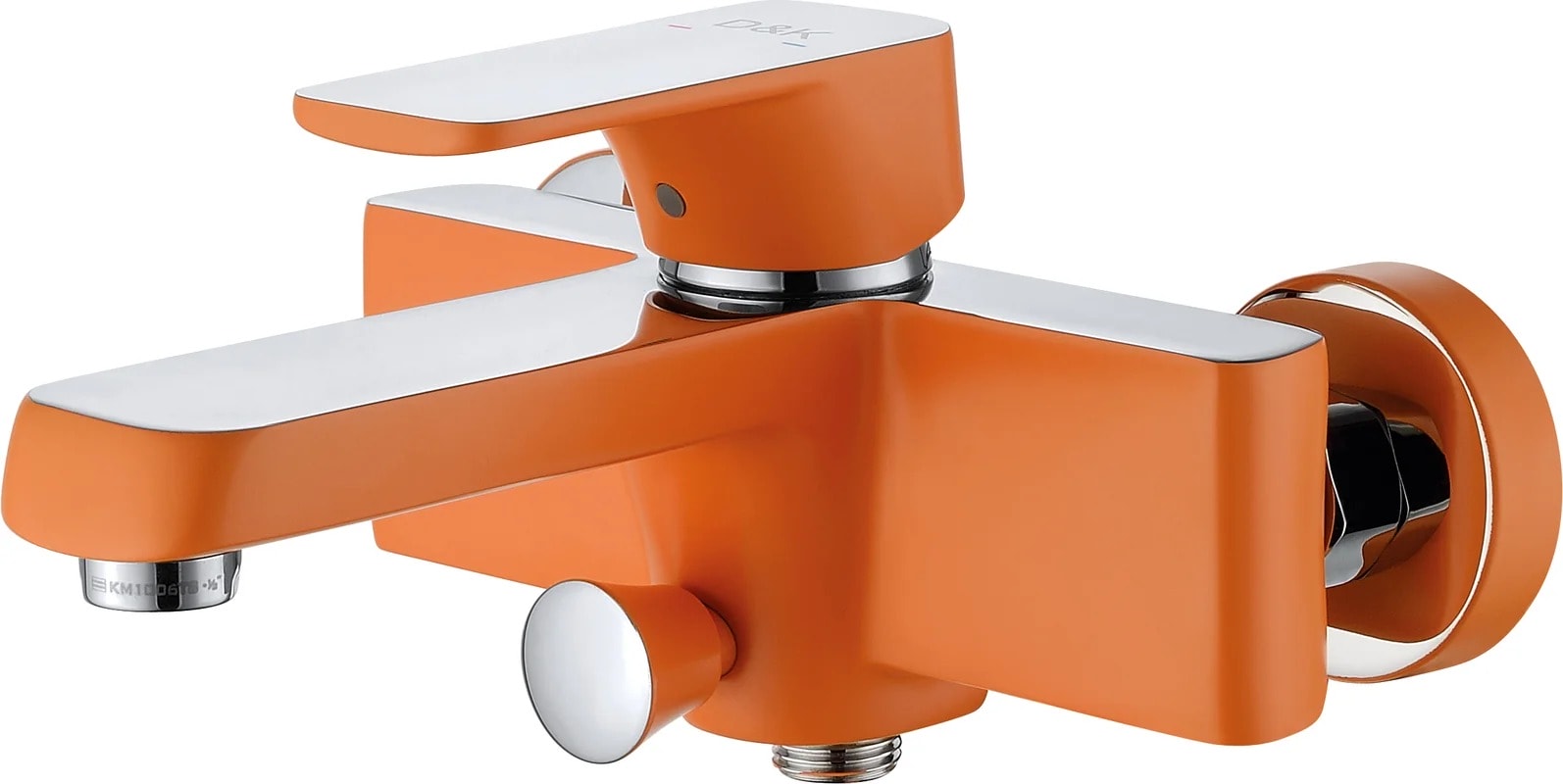 Смеситель для ванны D&K Berlin.Kunste DA1433213 оранжевый/хром