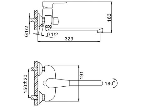 Смеситель для ванны Frap H30-4 F2230-4 бронза - фото 12
