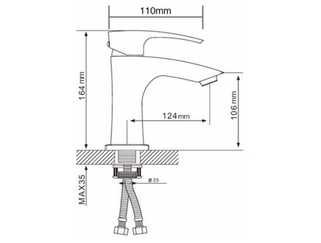 Смеситель для раковины Gappo Jacob G07 G1007 хромированный - фото 8
