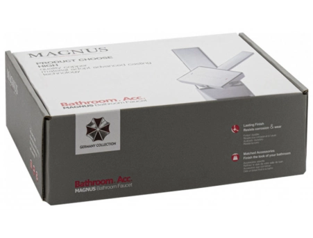 Смеситель для раковины Magnus 8700 матовый черный - фото 4