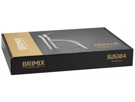 Смеситель для кухни Brimix 9318 с гибким изливом, матовый черный - фото 4