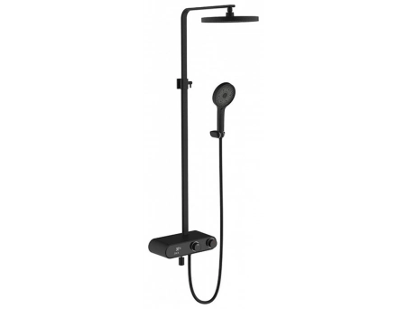 Душевая стойка со смесителем Gappo G95 G2495-2 черная