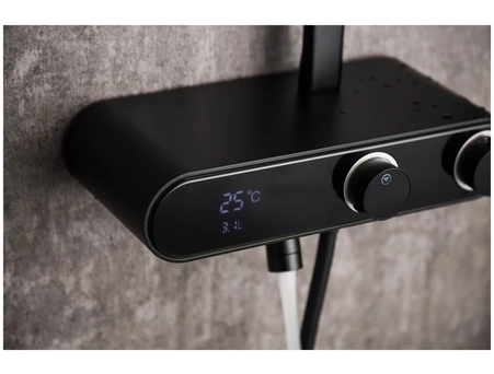 Душевая стойка со смесителем Gappo G95 G2495-2 черная - фото 5