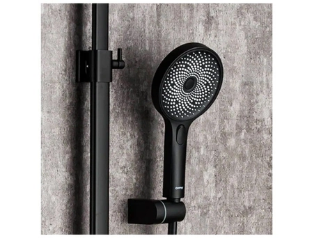 Душевая стойка со смесителем Gappo G95 G2495-2 черная - фото 2