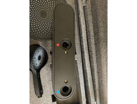 Душевая стойка со смесителем Gappo G95 G2495-2 черная - фото 14