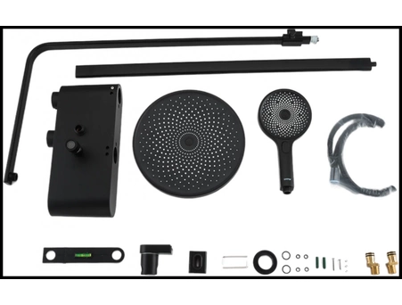 Душевая стойка со смесителем Gappo G95 G2495-2 черная - фото 15