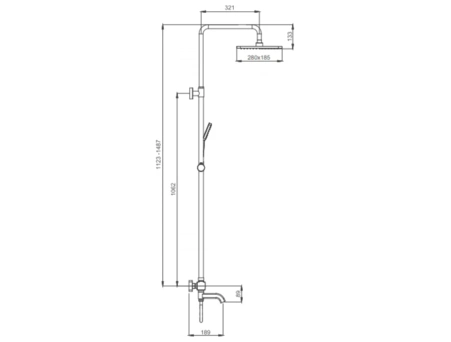 Душевая стойка с термостатом Gappo Atlantic G91 G2491-8 белая - фото 13