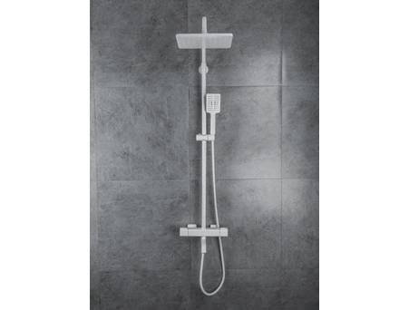 Душевая стойка с термостатом Gappo Atlantic G91 G2491-8 белая - фото 2