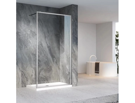 Душевая перегородка Veconi Korato KR-81 90x200 с хромированным профилем, прозрачным стеклом KR81-90-01-C8 - фото 2