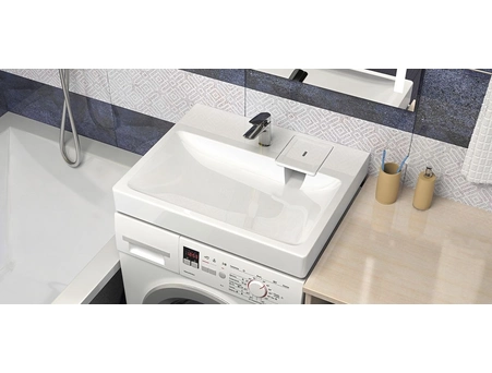Раковина над стиральной машиной Azario Element 59.5x49x7.5 CS00082280 - фото 2