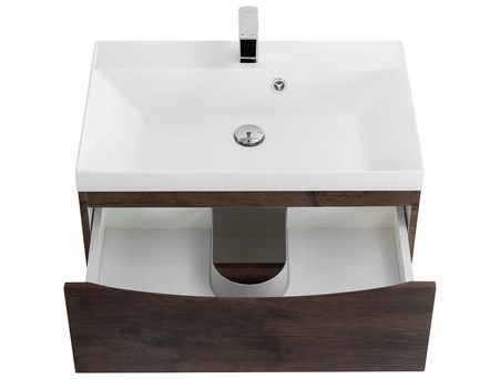 Тумба с раковиной BelBagno Marino 700 подвесная Rovere Moro (BB700/450-LV-MR-AST) MARINO-700-2C-SO-RW-P - фото 6