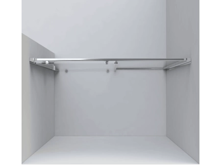 Душевая дверь Vincea Garda VDS-1G160CL 160x195 с хромированным профилем, прозрачным стеклом - фото 3