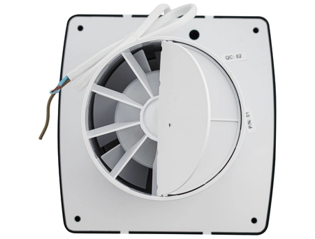 Вытяжной вентилятор GFmark 50045 квадратный, черный, Ø100 мм, 34 дБ (с обратным клапаном) - фото 3