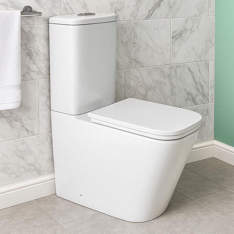 Унитаз-компакт Azario Savia AZ-8303D-s безободковый 640х370х810
