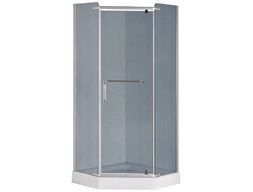 Душевой уголок Loranto CS-816S B 100 (GRAY) 100x100 низкий поддон, тонированное стекло