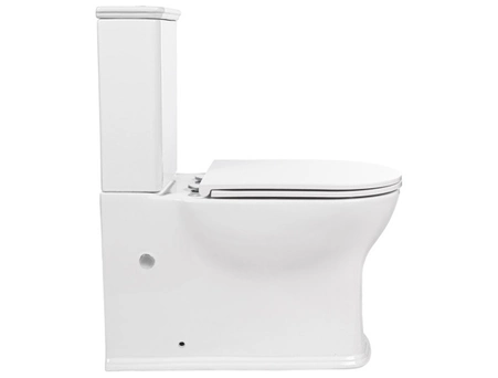 Унитаз-компакт Aqua Nero AN-039S торнадо, безободковый 680x360x820 - фото 5