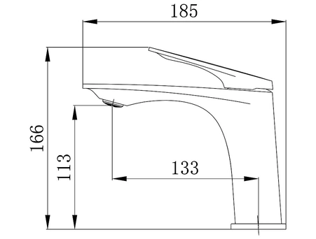 Cмеситель для раковины Azario Lursy AZ-K1049 хромированный - фото 2