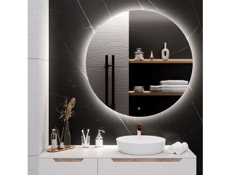 Зеркало Aqua de Marco Милан 100 (LED) круглое, сенсорное Mil100