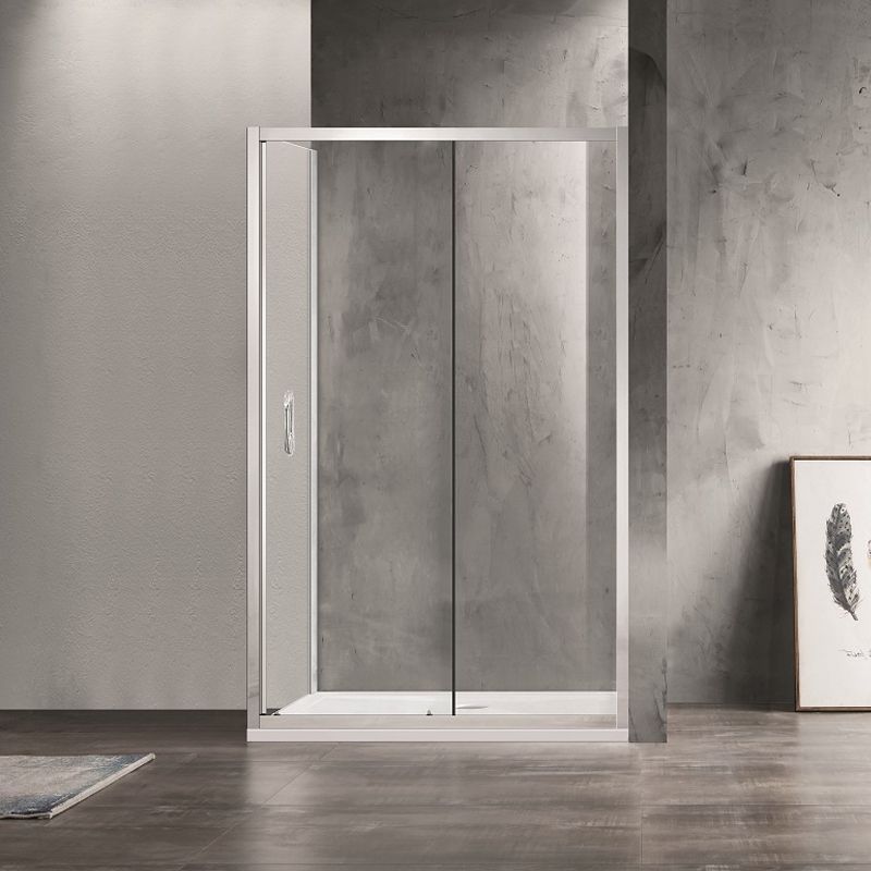 Душевой уголок Azario Milton 120x80 правый, с хромированным профилем, прозрачным стеклом (AZ-ND1131 R 1200)