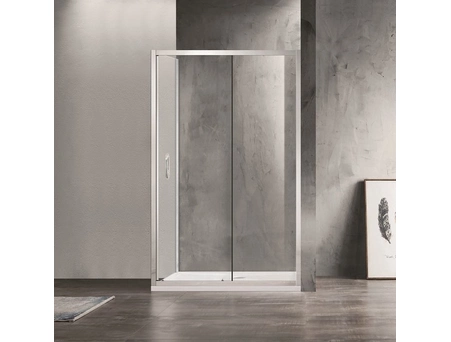 Душевой уголок Azario Milton 120x80 правый, с хромированным профилем, прозрачным стеклом (AZ-ND1131 R 1200) - фото 2