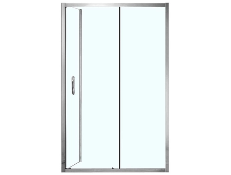 Душевой уголок Azario Milton 120x80 правый, с хромированным профилем, прозрачным стеклом (AZ-ND1131 R 1200)