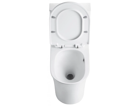 Унитаз моноблок Grossman Thin Rim GR-5607SQ 655x370x796 с тонким ободком, торнадо - фото 9