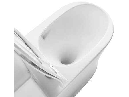 Унитаз моноблок Grossman Thin Rim GR-5607SQ 655x370x796 с тонким ободком, торнадо - фото 11