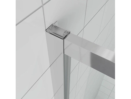Душевая дверь Veconi Ottimo P20 CH 120x190 с хромированным профилем, прозрачным стеклом (OP20CH-120-01-C9) - фото 4