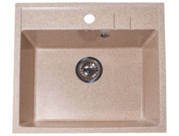 Кухонная мойка GranAlliance G-21 Maxi 55,5x49,5x21 песок