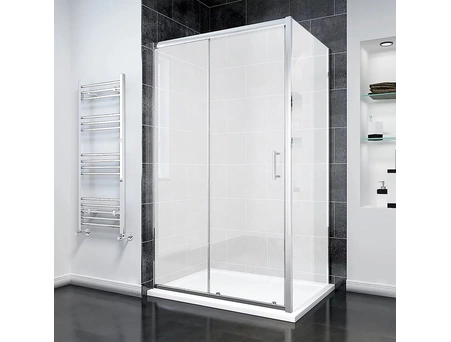 Душевой уголок Veconi Rovigo RV-055M 110x100 хромированный профиль, матовое стекло (RV055M-110100-07-C8)