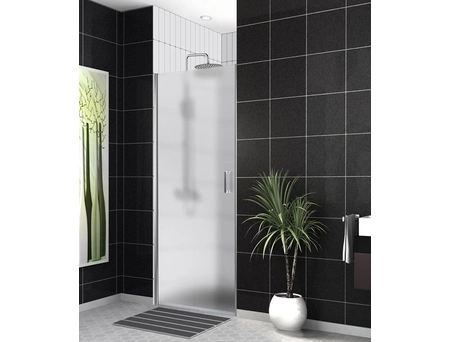 Душевая дверь BelBagno Uno-B-1-70-CH-Cr 70x190 с хромированным профилем, стекло шиншилла