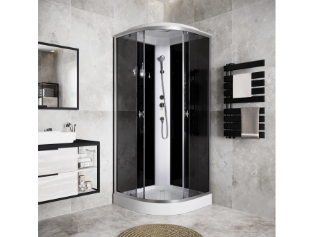Душевая кабина Niagara Eco E90/13/TN 90x90 с низким поддоном, тонированным стеклом - фото 3