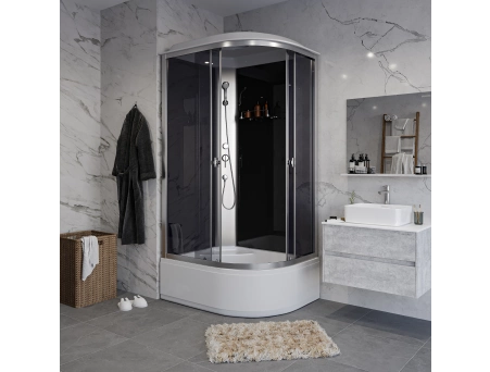 Душевая кабина Niagara Eco E120/90/40L/TN 120x90 с высоким поддоном, тонированным стеклом - фото 3