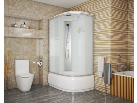 Душевая кабина Niagara Eco E120/80/40L/MT 120x80 с высоким поддоном, матовым стеклом - фото 3