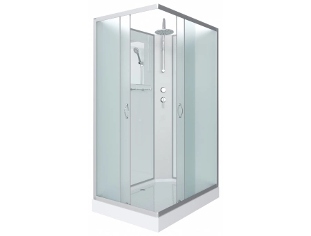 Душевая кабина Niagara Classic NG-43185-14QBKT 110x80 с низким поддоном, матовым стеклом 431853QBKT