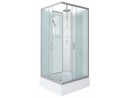 Душевая кабина Niagara Classic NG-33984-14QBKT 90x80 со средним поддоном, матовым стеклом 339844QBKT