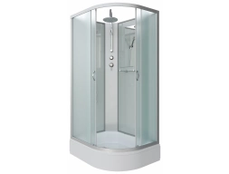 Душевая кабина Niagara Classic NG-33084-14LBKT 100x80 средний поддон, матовое стекло