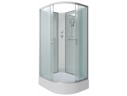 Душевая кабина Niagara NG-33084-14LBK 100х80 средний поддон, матовое стекло