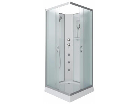 Душевая кабина Niagara Classic NG-1101-14BKG 90x90 с низким поддоном, матовым стеклом 11011423BKG