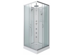 Душевая кабина Niagara Classic NG-1101-14BKTG 90x90 низкий поддон, матовое стекло