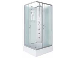 Душевая кабина Niagara Classic NG-33984-14QBKTG 90x80 средний поддон, матовое стекло