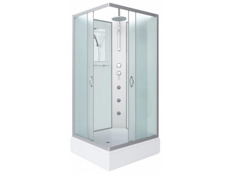 Душевая кабина Niagara Classic NG-33984-14QBKTG 90x80 со средним поддоном, матовым стеклом 339844QBKTG