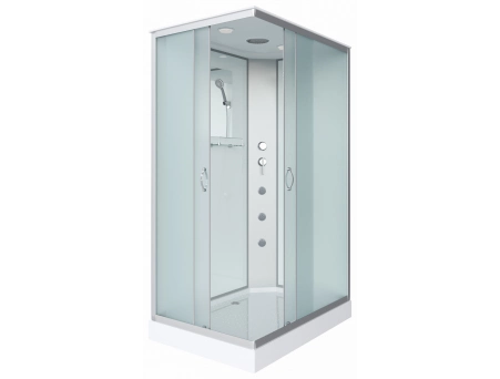 Душевая кабина Niagara Classic NG-43185-14QG 110x80 с низким поддоном, матовым стеклом 431853QG