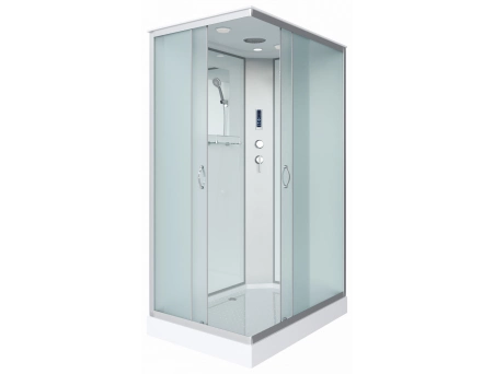 Душевая кабина Niagara Classic NG-43085-14QP 100x80 с низким поддоном, матовым стеклом 430853QP